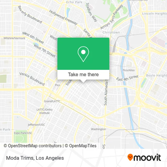 Moda Trims map