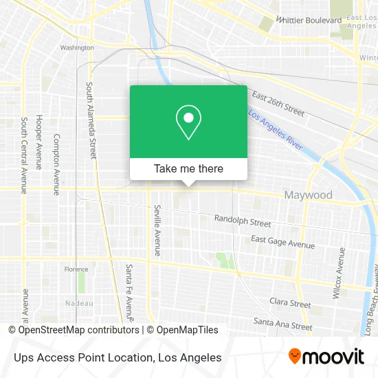 Ups Access Point Location map