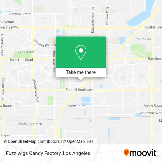 Fuzziwigs Candy Factory map