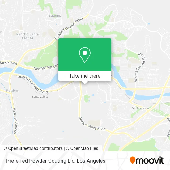 Preferred Powder Coating Llc map