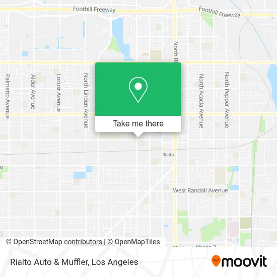 Rialto Auto & Muffler map