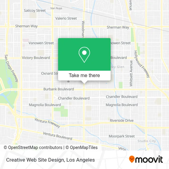 Creative Web Site Design map