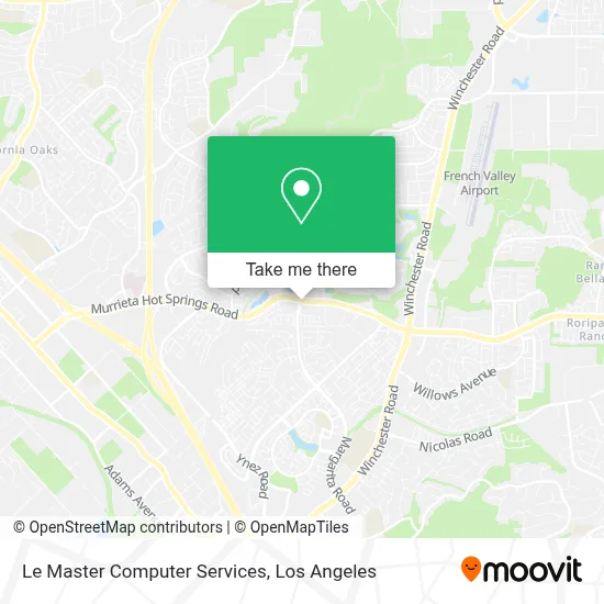 Le Master Computer Services map