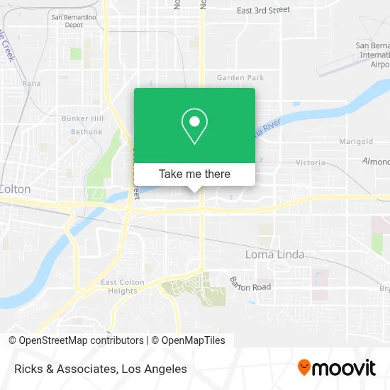 Ricks & Associates map
