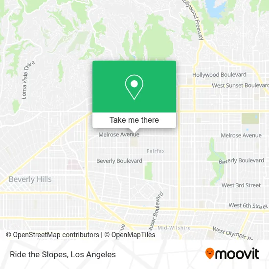 Ride the Slopes map