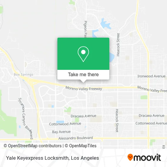 Yale Keyexpress Locksmith map
