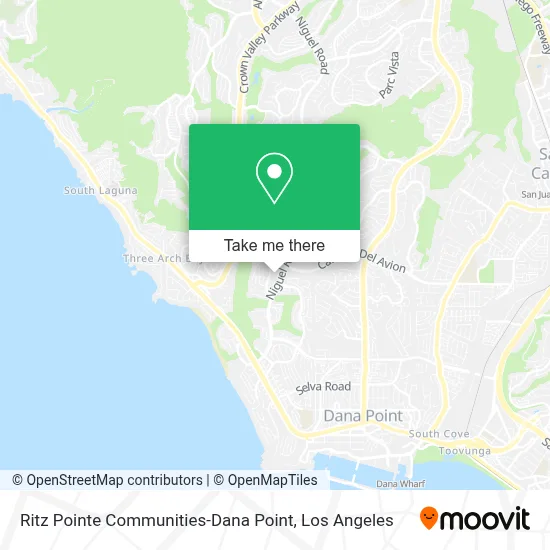 Ritz Pointe Communities-Dana Point map