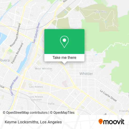 Keyme Locksmiths map