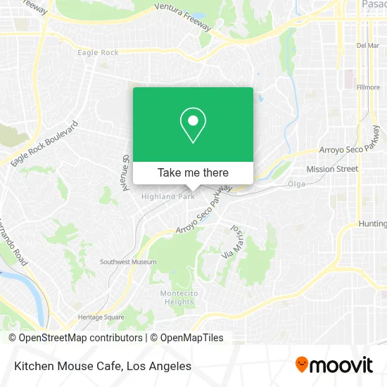 Kitchen Mouse Cafe map