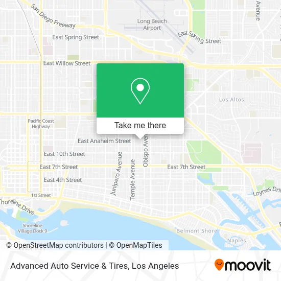 Advanced Auto Service & Tires map