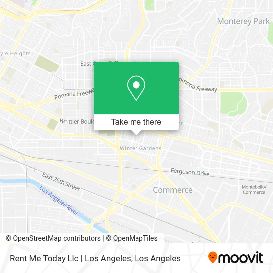 Rent Me Today Llc | Los Angeles map