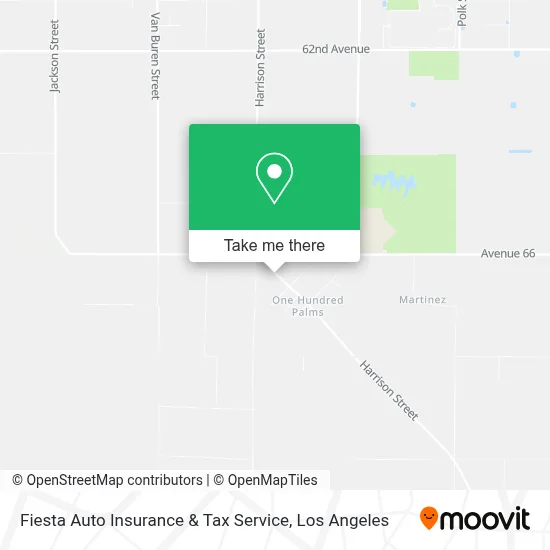 Fiesta Auto Insurance & Tax Service map