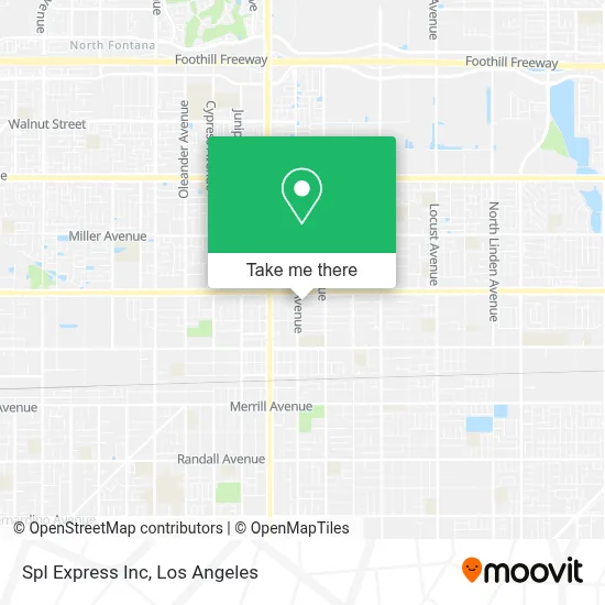 Spl Express Inc map