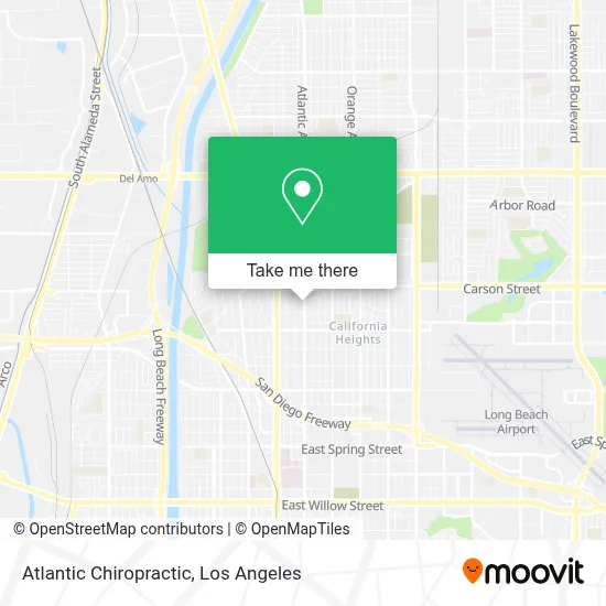 Atlantic Chiropractic map