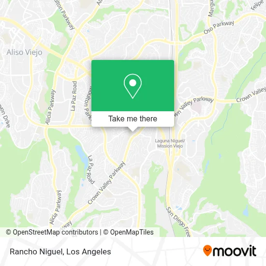 Rancho Niguel map