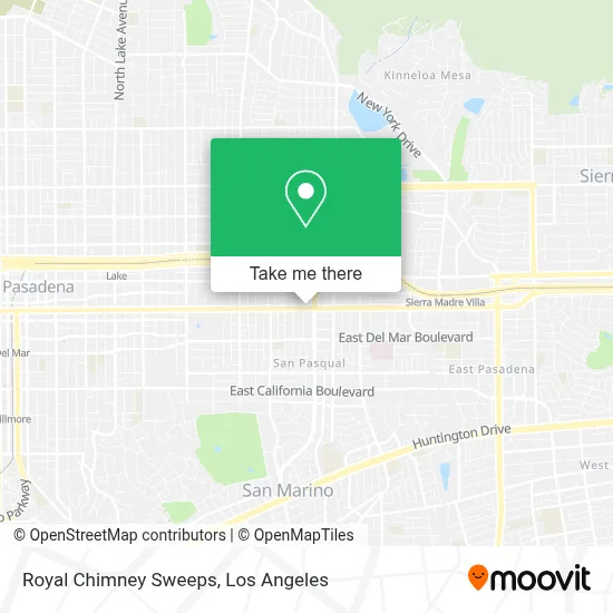 Royal Chimney Sweeps map