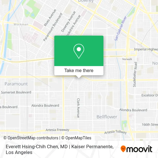 Everett Hsing-Chih Chen, MD | Kaiser Permanente map