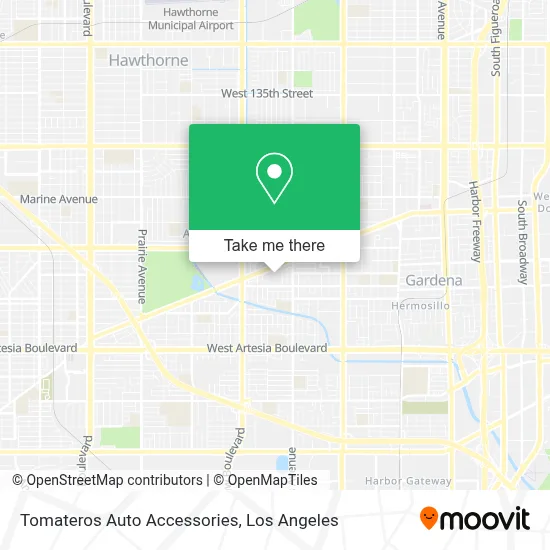 Tomateros Auto Accessories map