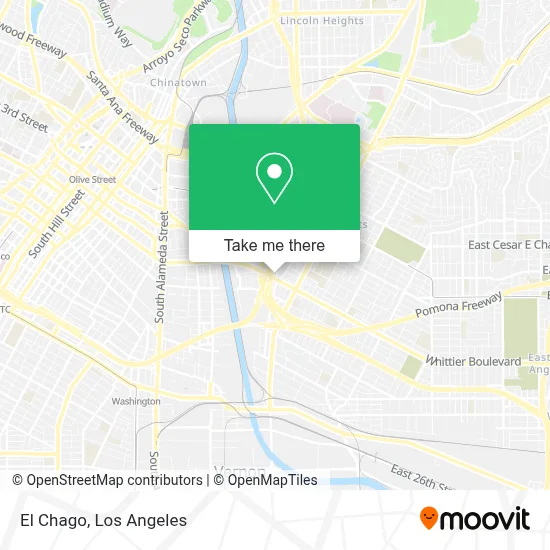 El Chago map