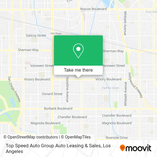Top Speed Auto Group Auto Leasing & Sales map