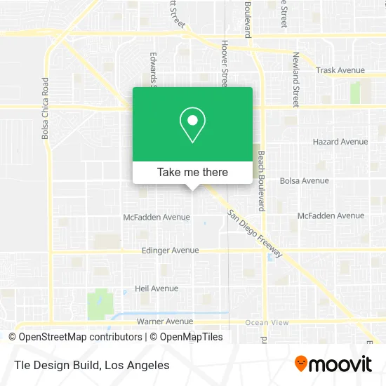 Tle Design Build map