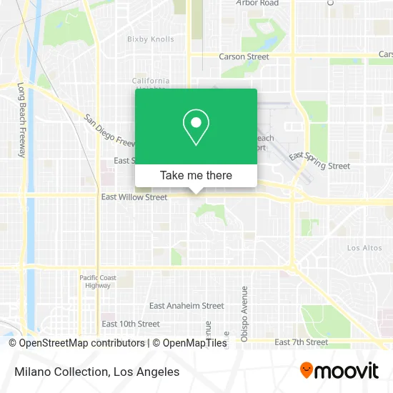 Milano Collection map