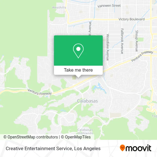 Creative Entertainment Service map