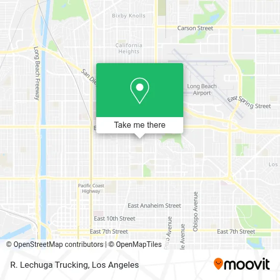 R. Lechuga Trucking map