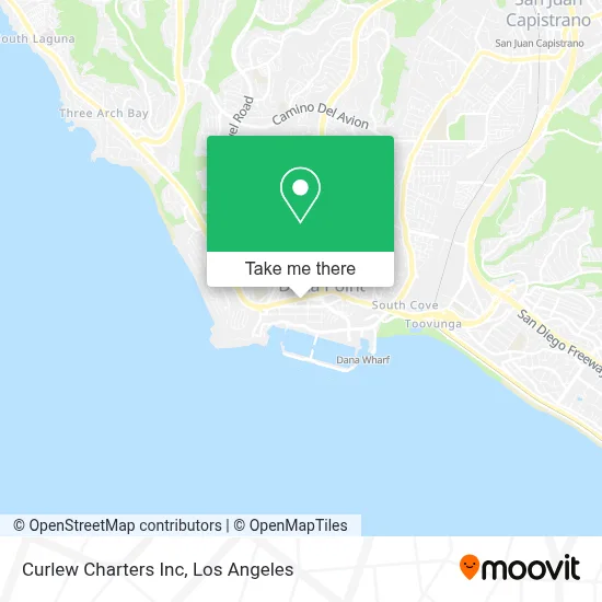 Curlew Charters Inc map