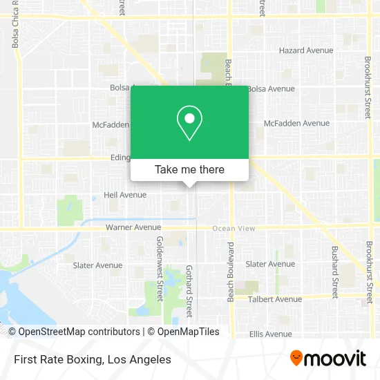 First Rate Boxing map