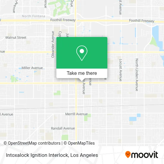 Intoxalock Ignition Interlock map