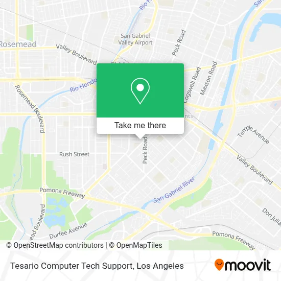 Tesario Computer Tech Support map