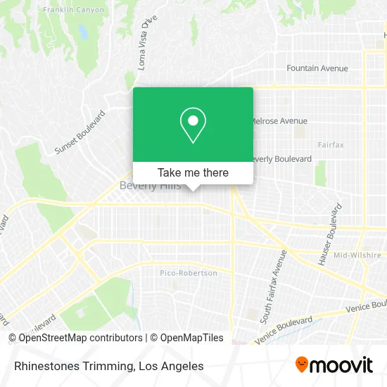 Rhinestones Trimming map