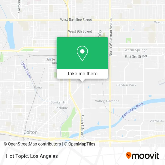 Hot Topic map