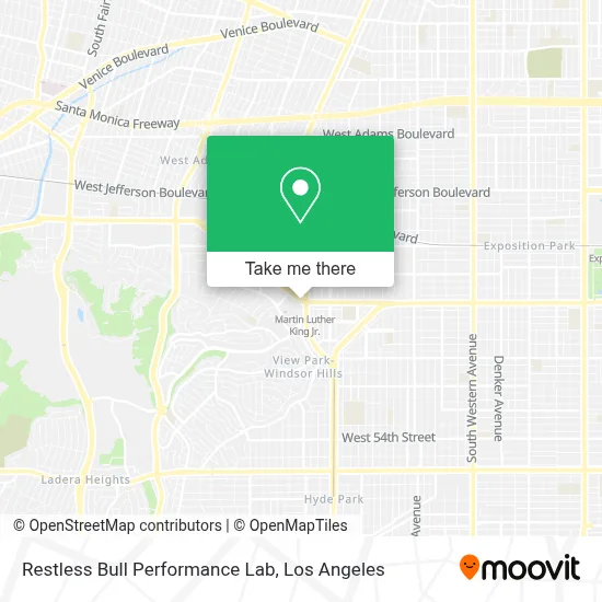 Restless Bull Performance Lab map