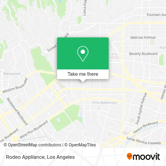 Rodeo Appliance map
