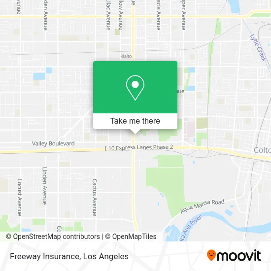 Freeway Insurance map