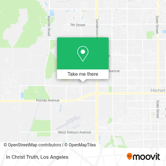 In Christ Truth map