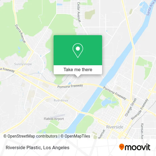 Riverside Plastic map