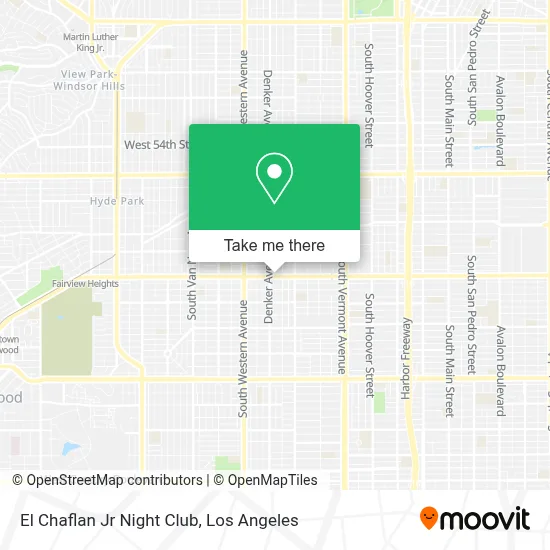 El Chaflan Jr Night Club map