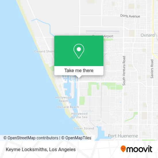 Keyme Locksmiths map
