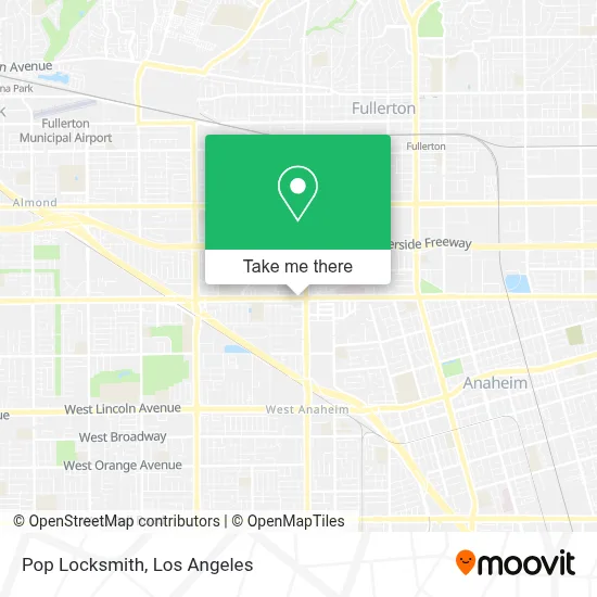 Pop Locksmith map
