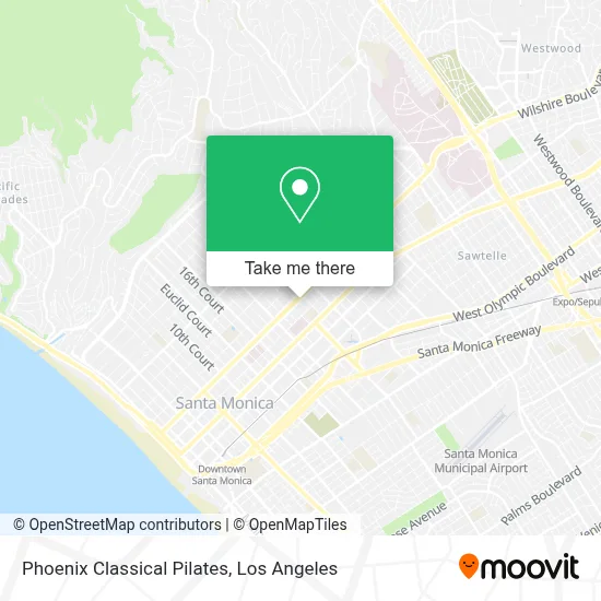 Phoenix Classical Pilates map