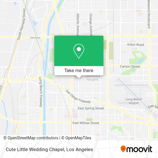 Cute Little Wedding Chapel map