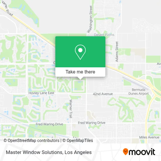 Master Window Solutions map