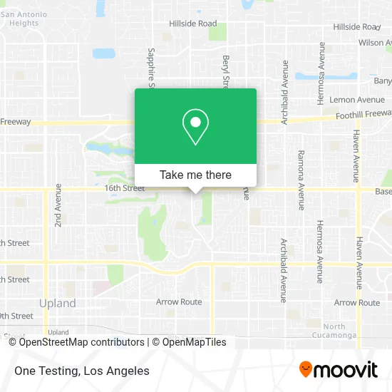One Testing map