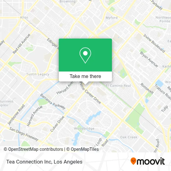 Tea Connection Inc map