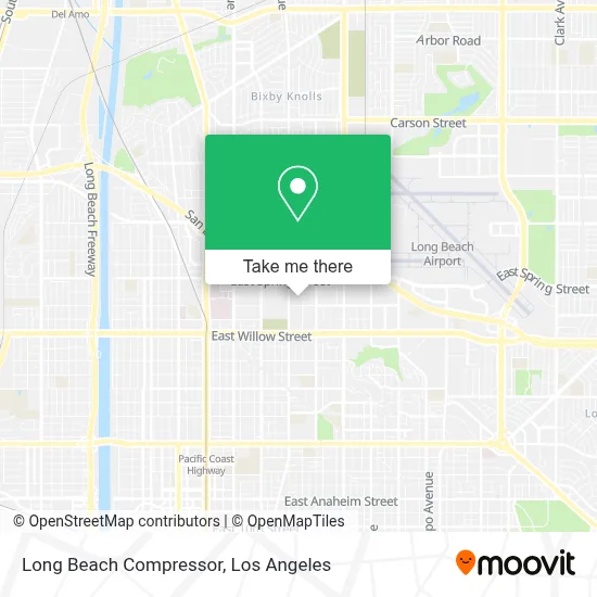 Long Beach Compressor map