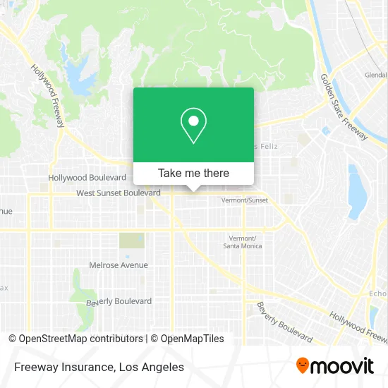 Freeway Insurance map