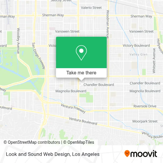 Look and Sound Web Design map